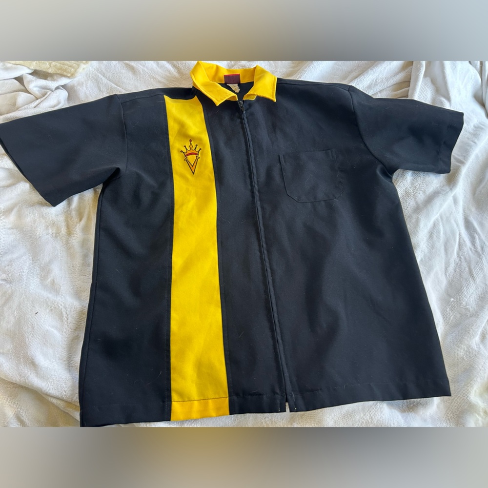 Venue Led Sled zip up bowling shirt.  Size XL